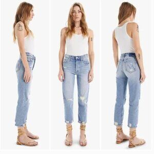 NWT Mother Superior Tomcat in The Confession High Rise Destroyed Jeans 29